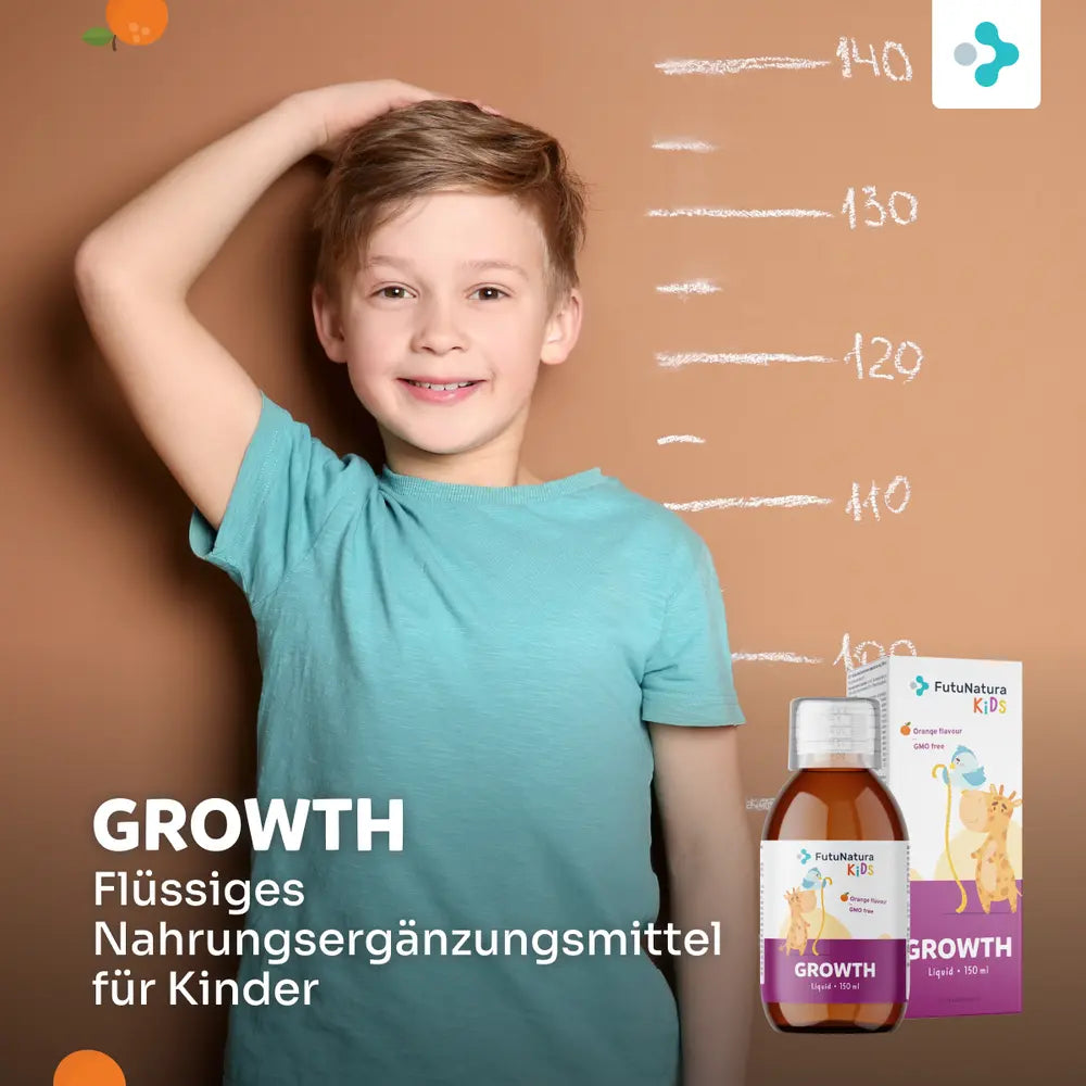 FutuNatura Growth · Flüssige Nahrungsergänzung für Kinder in der Wachstumsphase – Bild 2