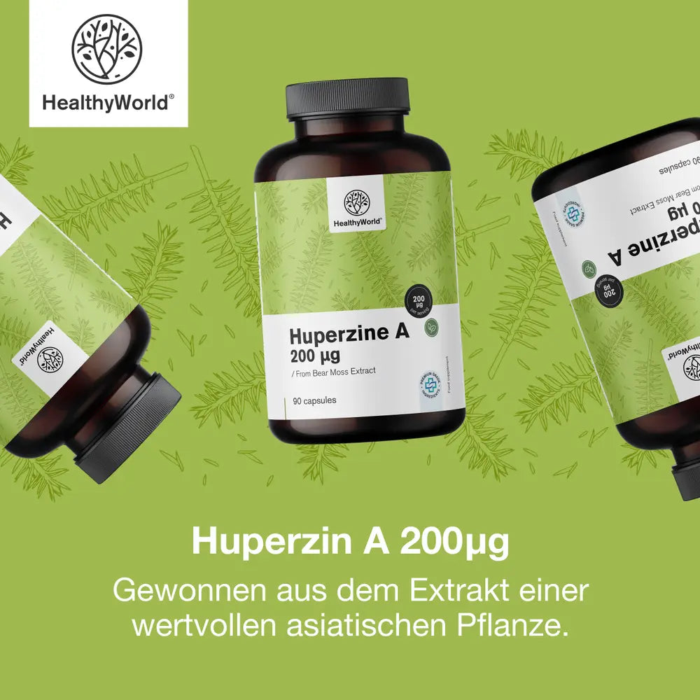 HealthyWorld Huperzin A 200 µg · 90 Kapseln – Bild 5