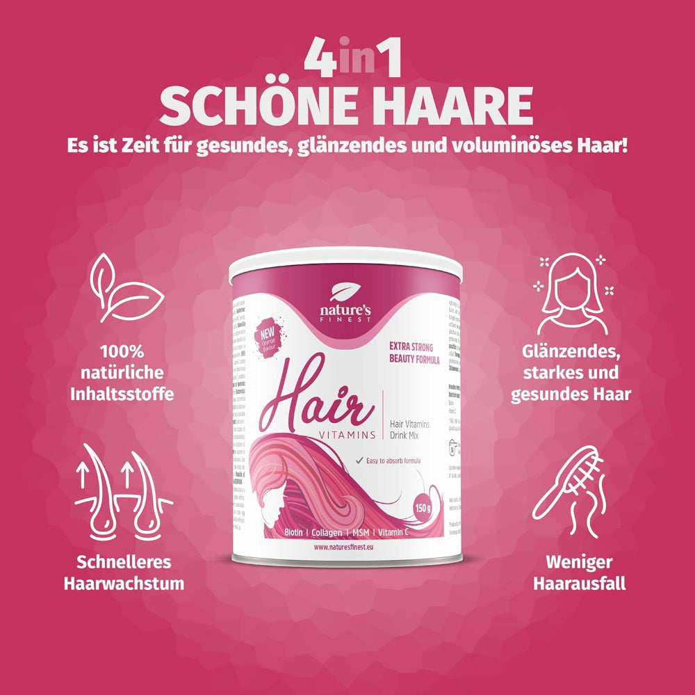 Nature's Finest Hair Vitamins für schnelleres Haarwachstum – Bild 2