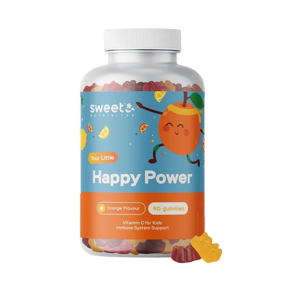 Sweet Nutribites Happy Power Gummis für Kinder mit Vitamin C · 90 Gummibonbons