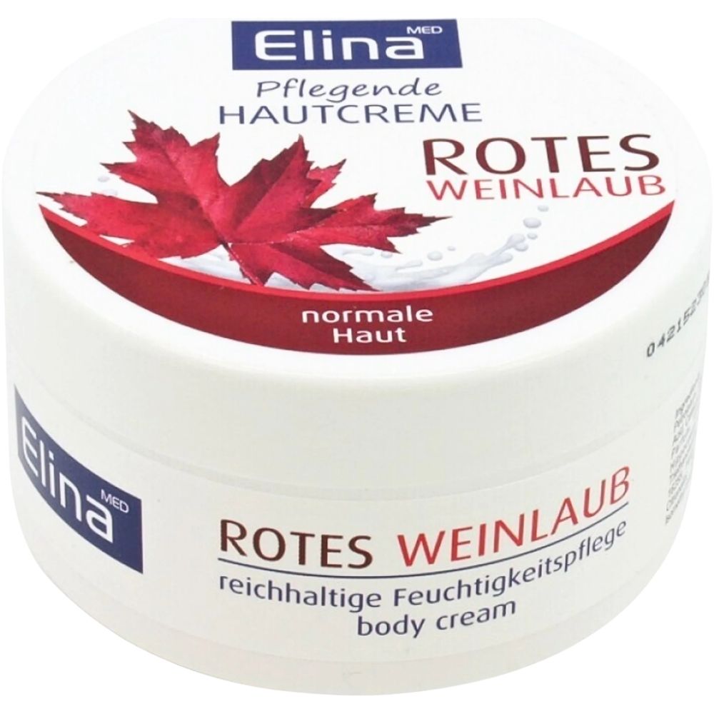 Elina Med Rotes Weinlaub pflegende Hautcreme · 150ml