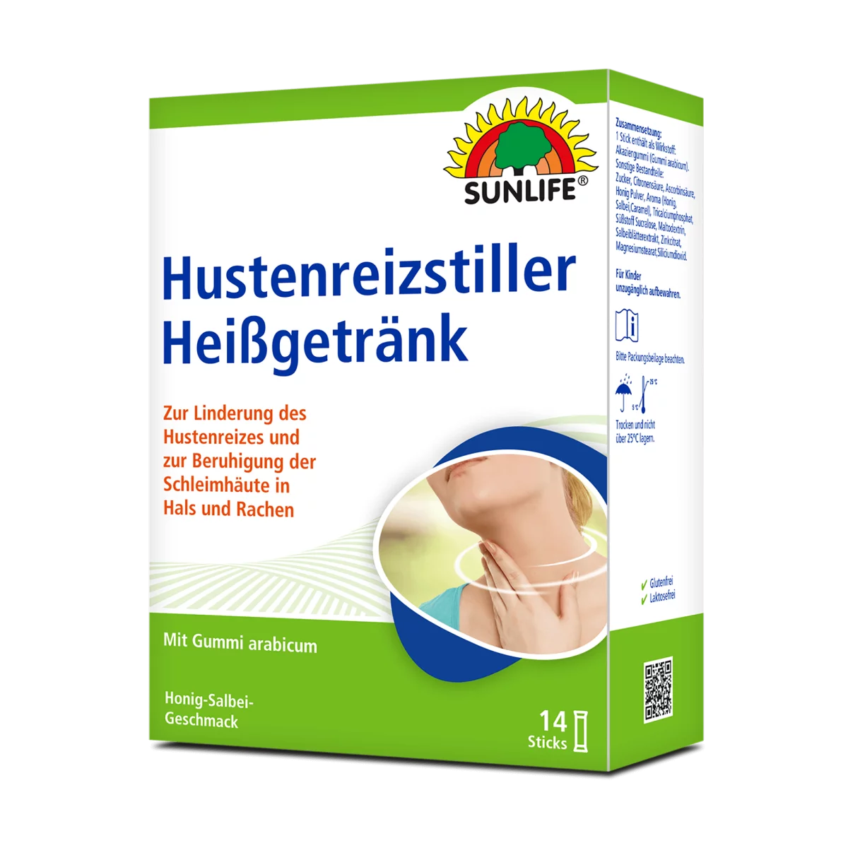 Sunlife Hustenreizstiller Heißgetränk 14 Stk.