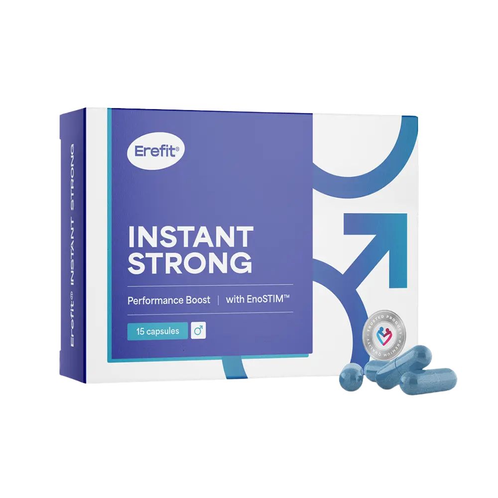 Erefit INSTANT STRONG · Performance Boost, Komplex für Männer · 15 Kapseln