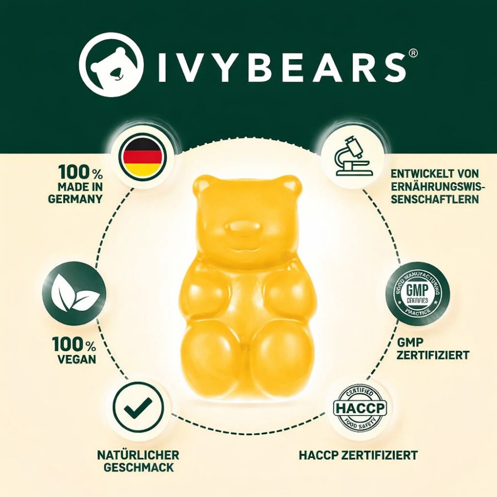 IvyBears Vegan Omega 3 · 60 Gummibärchen – Bild 2