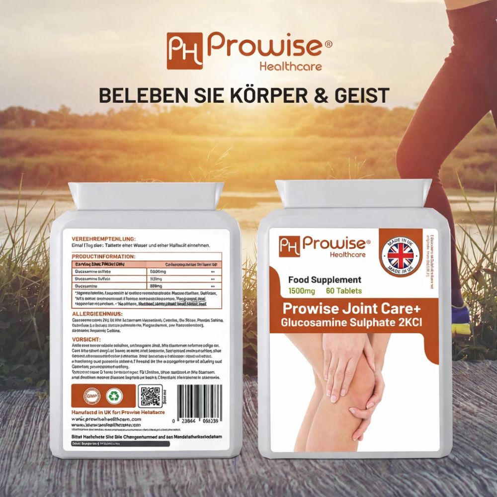 Prowise Healthcare Joint Care+ Glucosaminsulfat 2KCL 1500 mg · 60 Tabletten – Bild 5
