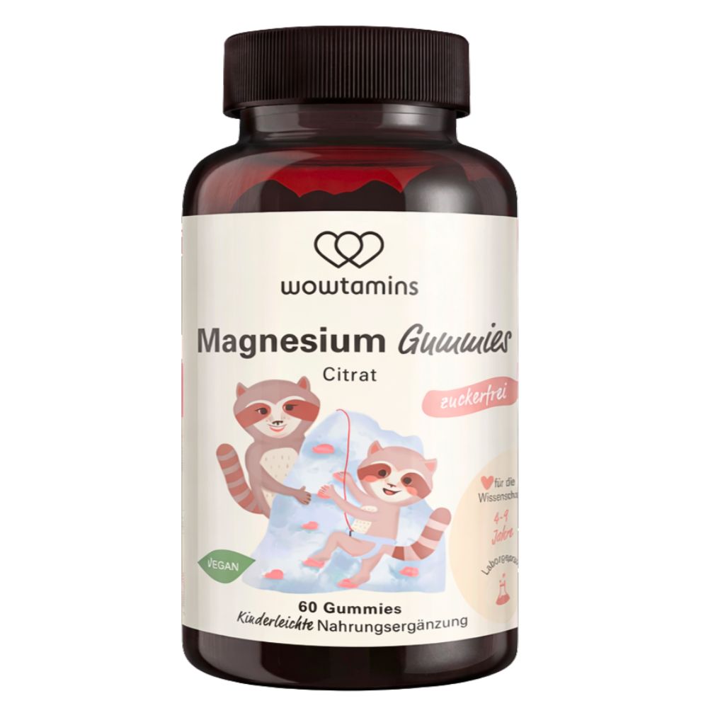 WOWTAMINS I Magnesium Gummies für Muskelfunktion & Energie - zuckerfrei