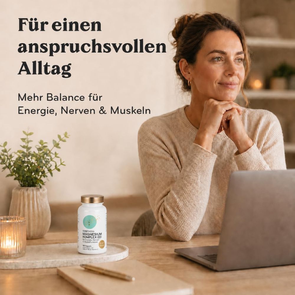 Cosphera Magnesium Komplex 400 · 180 Kapseln – Bild 6