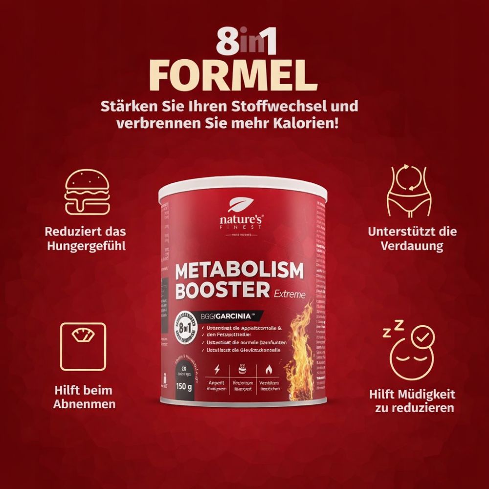 Nature's Finest Metabolism Booster Extreme · Stärkt Ihren Stoffwechsel – Bild 2