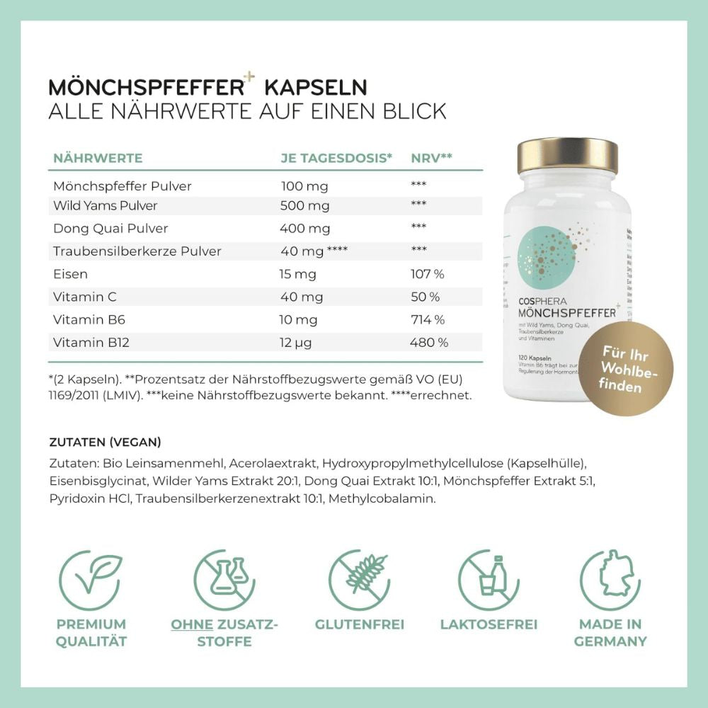 Cosphera Mönchspfeffer+ · 120 Stück – Bild 2