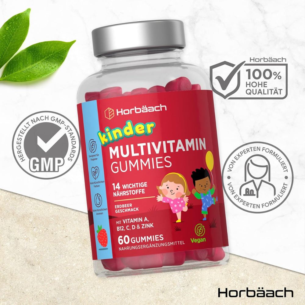 Horbaach Multivitamin Gummibärchen für Kinder · 60 Stück – Bild 6