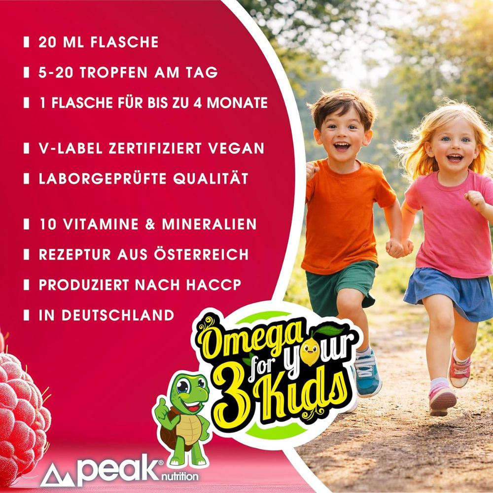 peak nutrition Vitamins for You and your Kids Multivitamin Tropfen · 20 ml – Bild 3