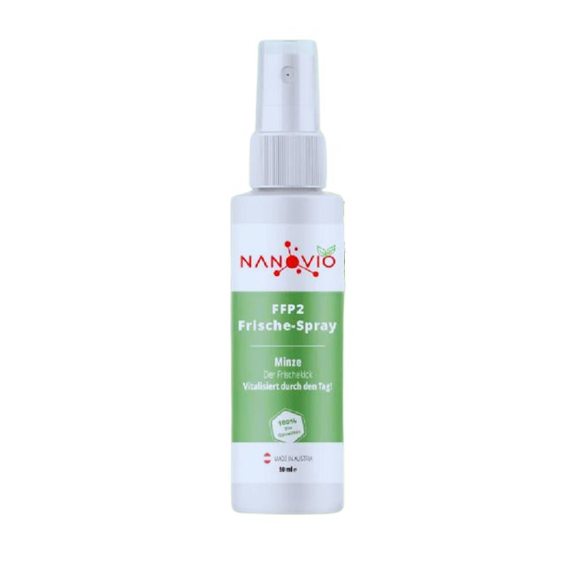 Nanovio | FFP2 Frische-Spray mit 5 natürliche Duftnoten - 50ml