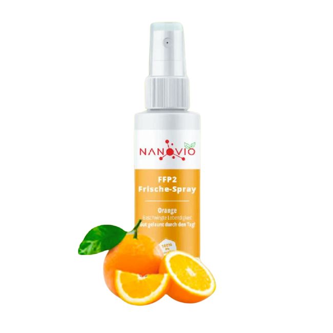 Nanovio | FFP2 Frische-Spray mit 5 natürliche Duftnoten - 50ml