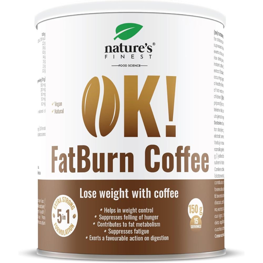 Nature's Finest OK!FatBurn Coffee · Kaffee zum Fettverbrennen