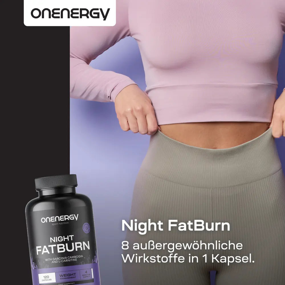 OnEnergy Night FatBurn um den Appetit zu reduzieren · 120 Kapseln – Bild 4