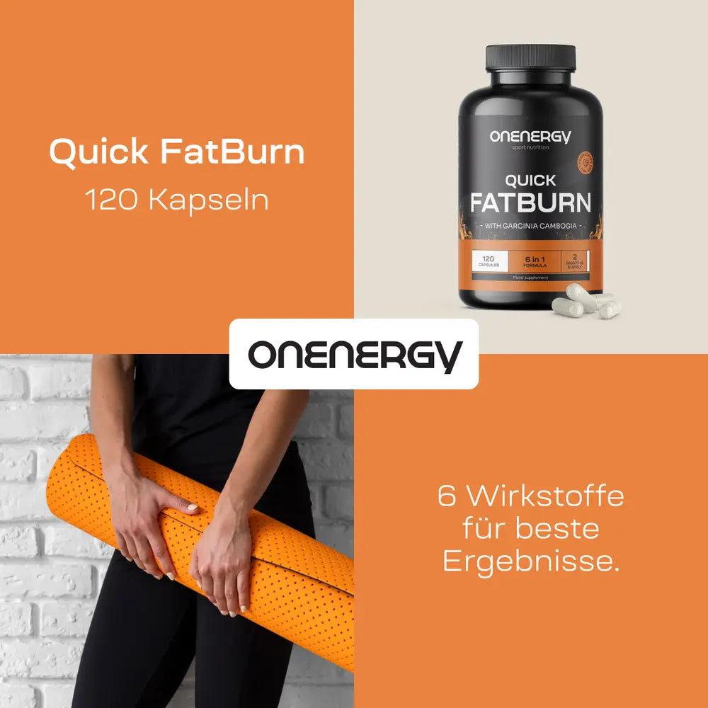 OnEnergy Quick FatBurn für Fettstoffwechsel & Gewichtsregulierung · 120 Kapseln – Bild 4