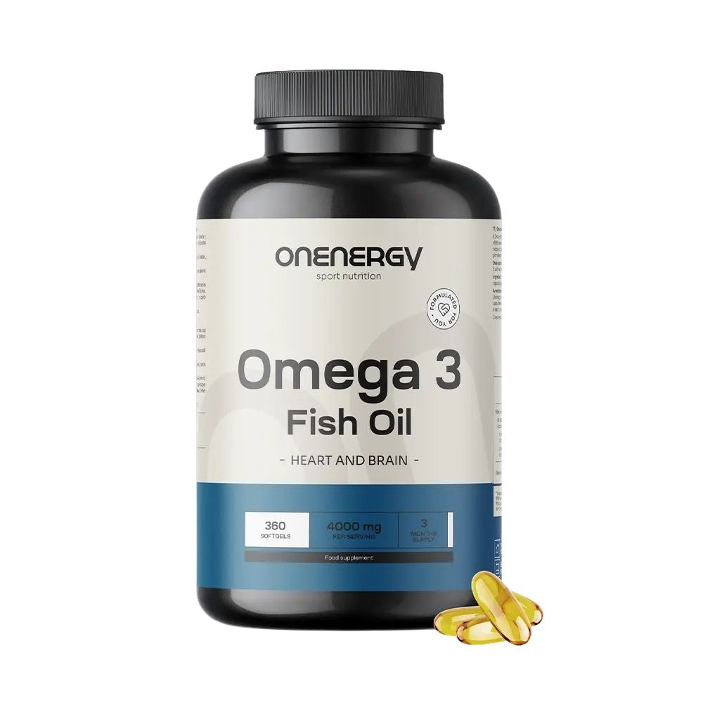 OnEnergy Omega-3 1000 mg aus Fischöl · 360 Weichkapseln