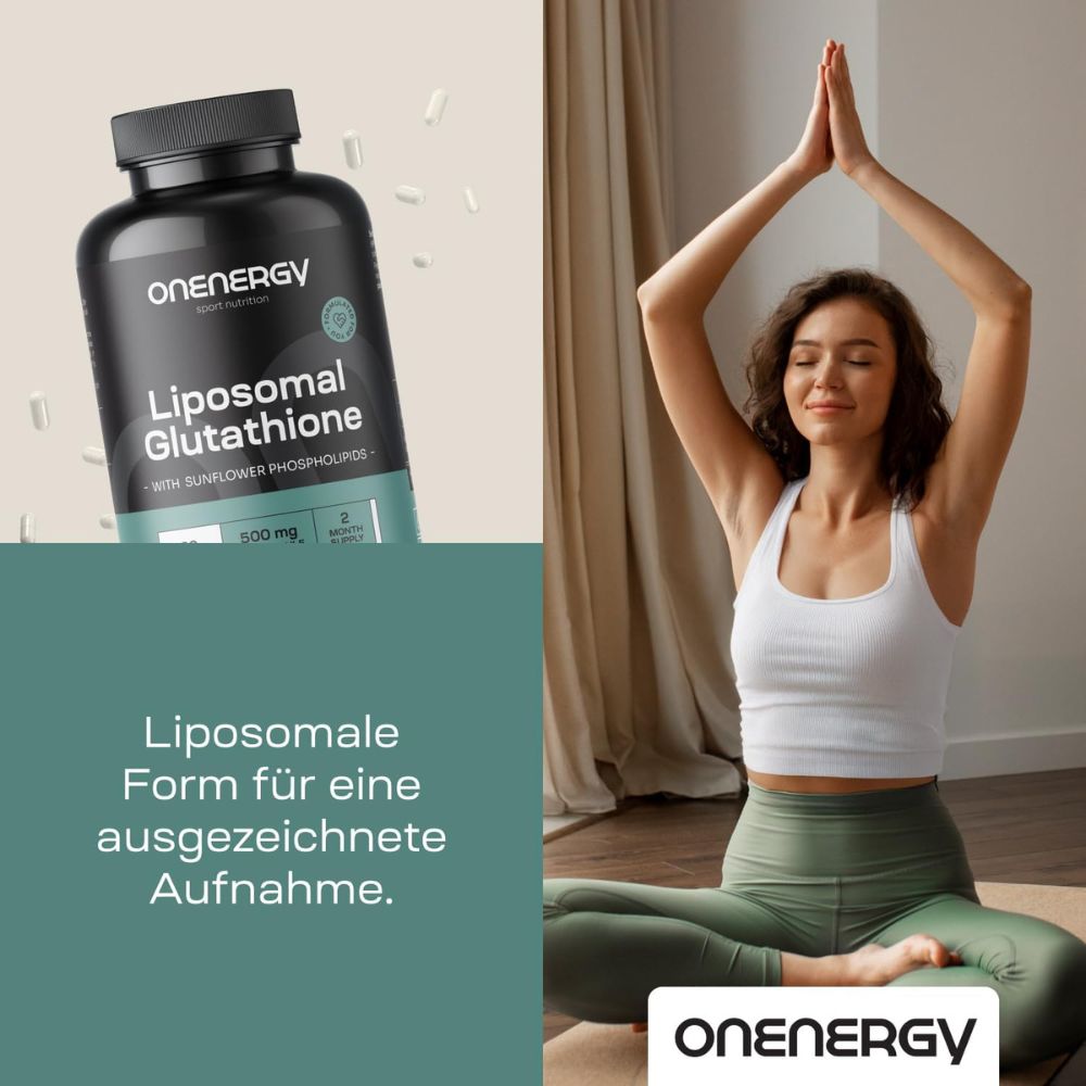 OnEnergy Liposomales Glutathion 500 mg · 60 Kapseln – Bild 5