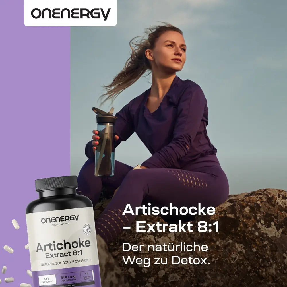 OnEnergy Artischocke · Extrakt 8:1 · 90 Kapseln – Bild 2
