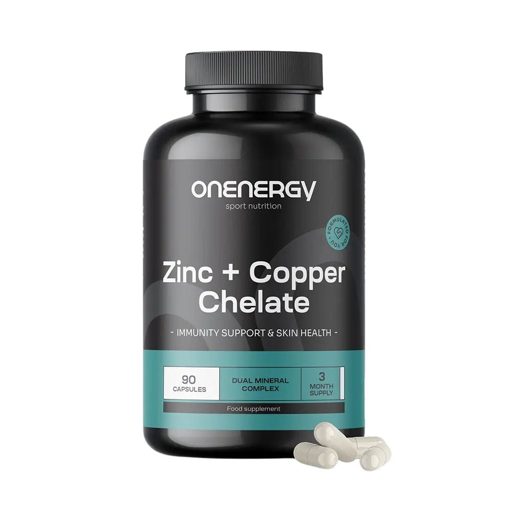OnEnergy Zink + Kupferchelat · 90 Kapseln
