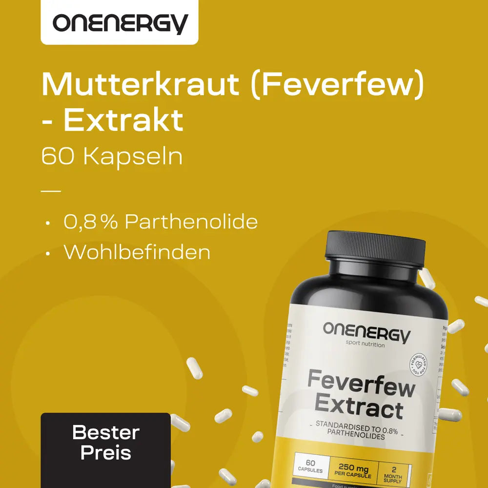 OnEnergy Mutterkraut (Feverfew) · Extrakt · 60 Kapseln – Bild 3