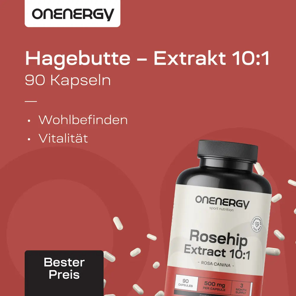 OnEnergy Hagebutte · Extrakt 10:1 · 90 Kapseln – Bild 3