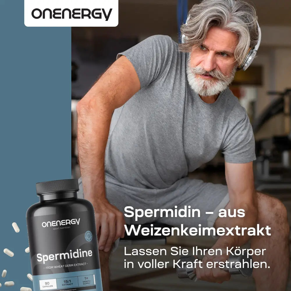 OnEnergy Spermidin · aus Weizenkeimextrakt · 90 Kapseln – Bild 2