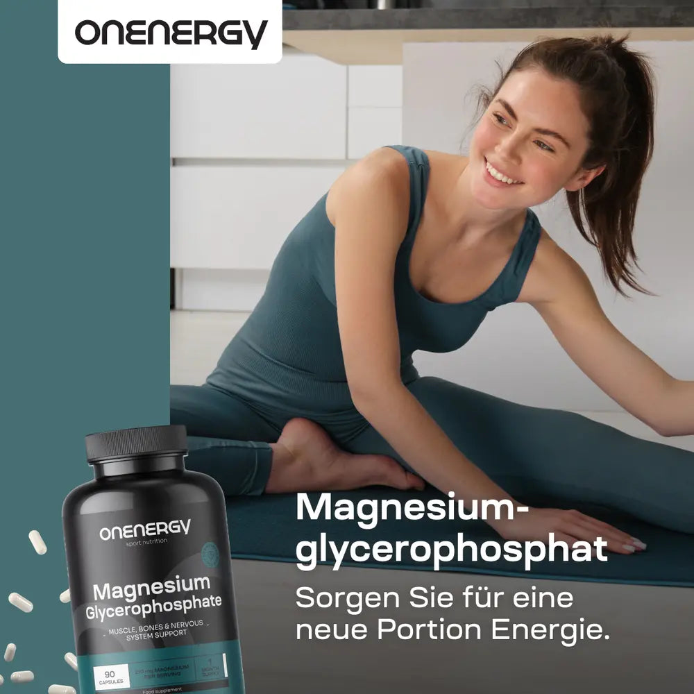 OnEnergy Magnesiumglycerophosphat · 90 Kapseln – Bild 2