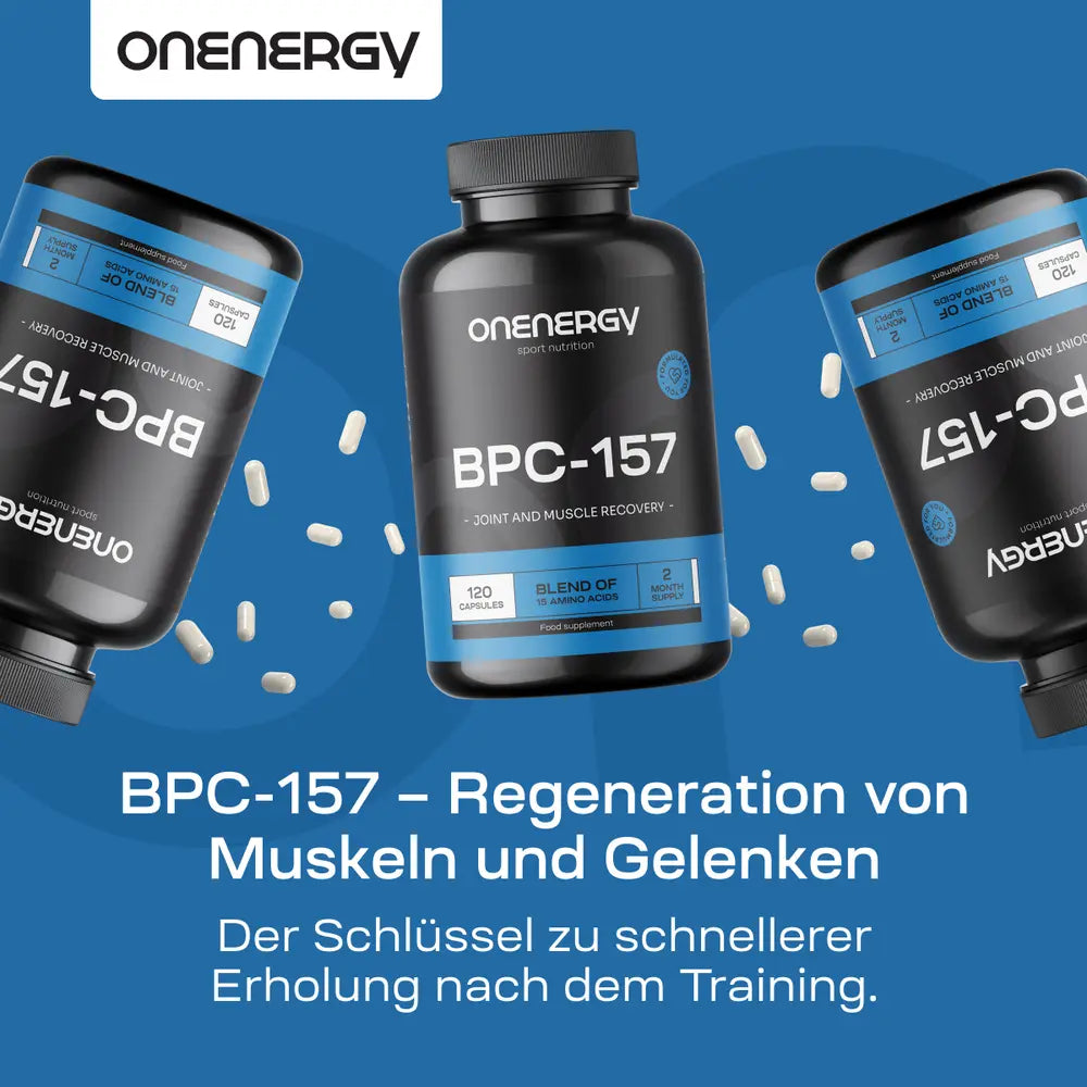 OnEnergy | BPC-157 Futupeptid-Mischung – Aminosäuren-Komplex - 120 Kapseln
