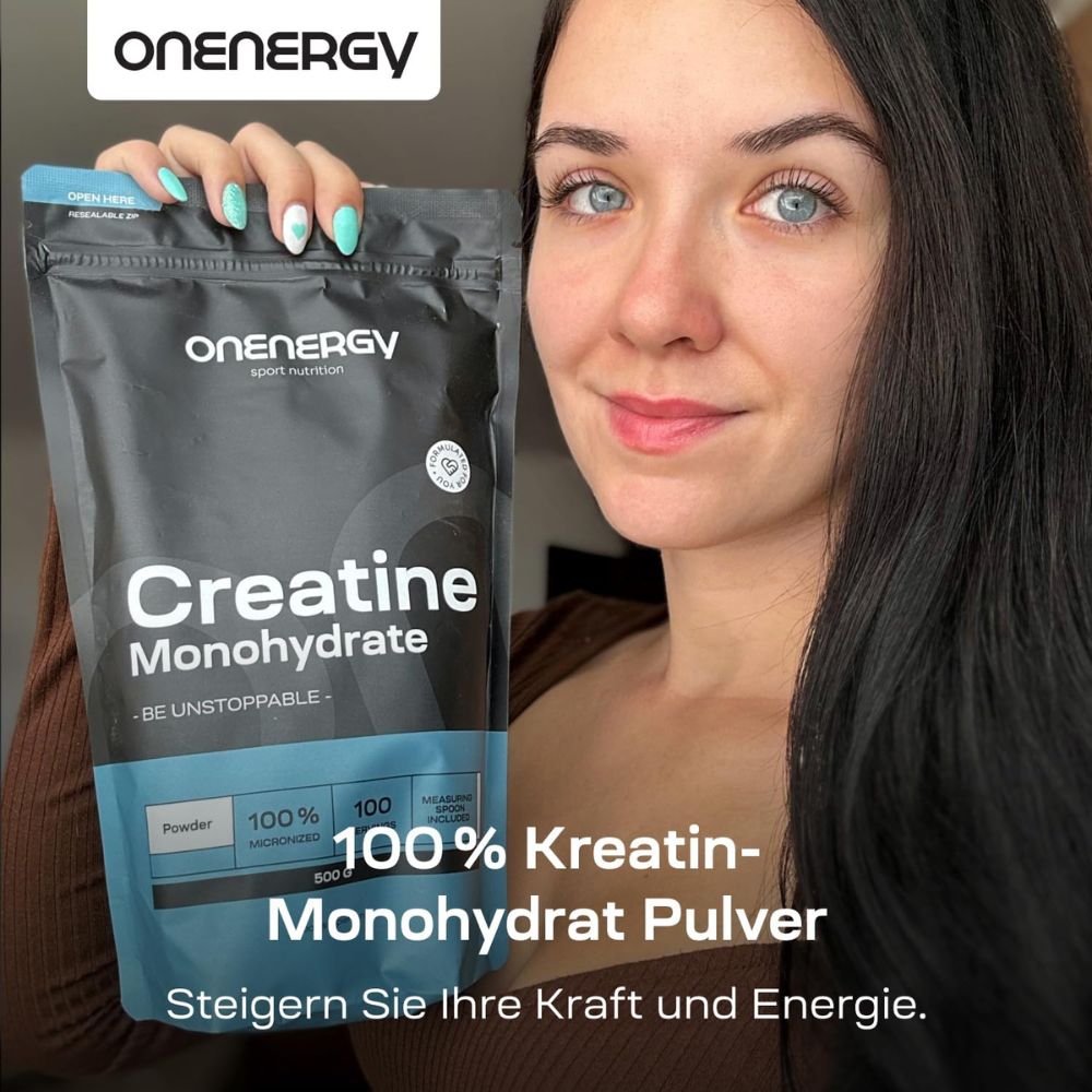OnEnergy | Pure Kreatinmonohydrat in Pulverform – 1000 g