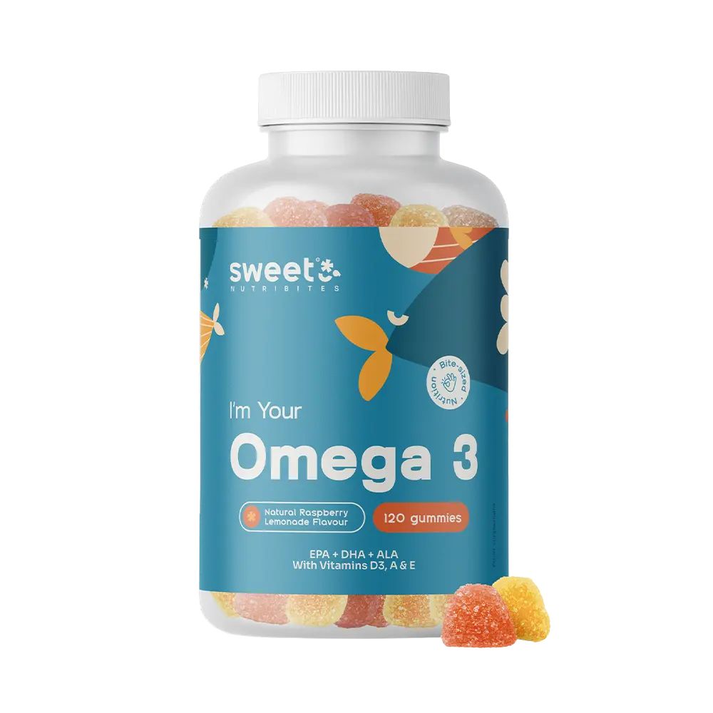 Sweet Nutribites Omega-3 Gummibonbons · 120 Stück XL