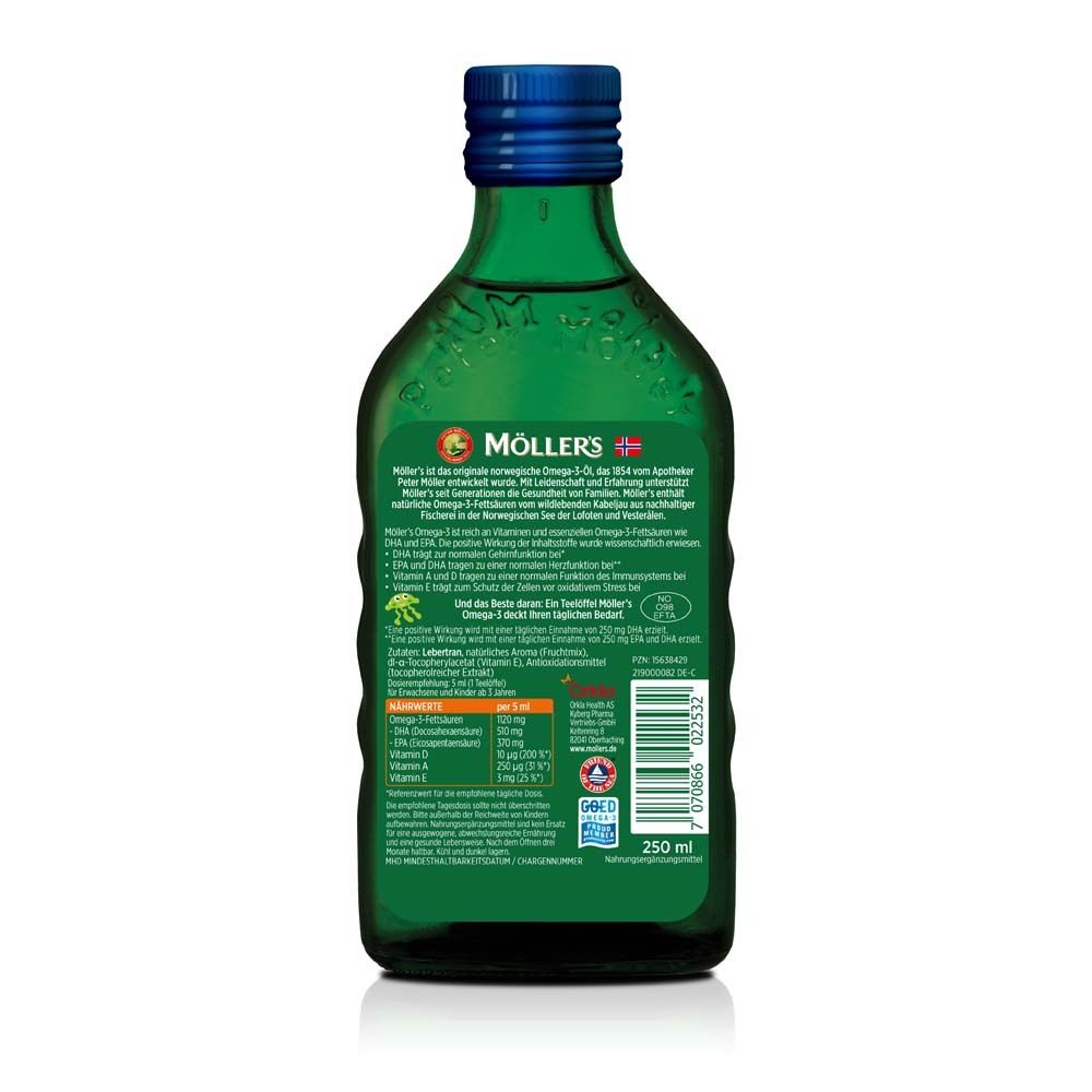 Möller’s Omega-3 Kids Fruchtgeschmack · 250ml – Bild 5
