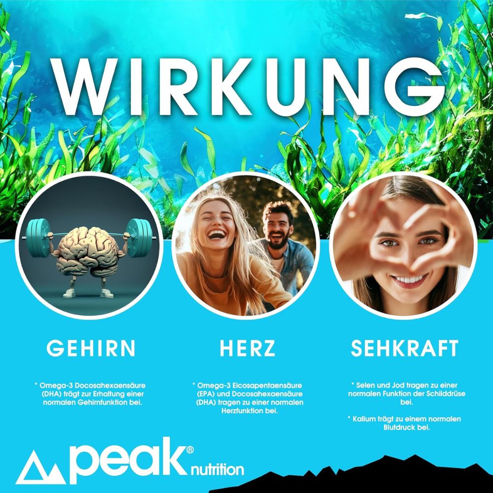 peak nutrition Omega 3 for YOU · Multivitamin Tropfen für Erwachsene mit DHA + EPA · 20 ml – Bild 2