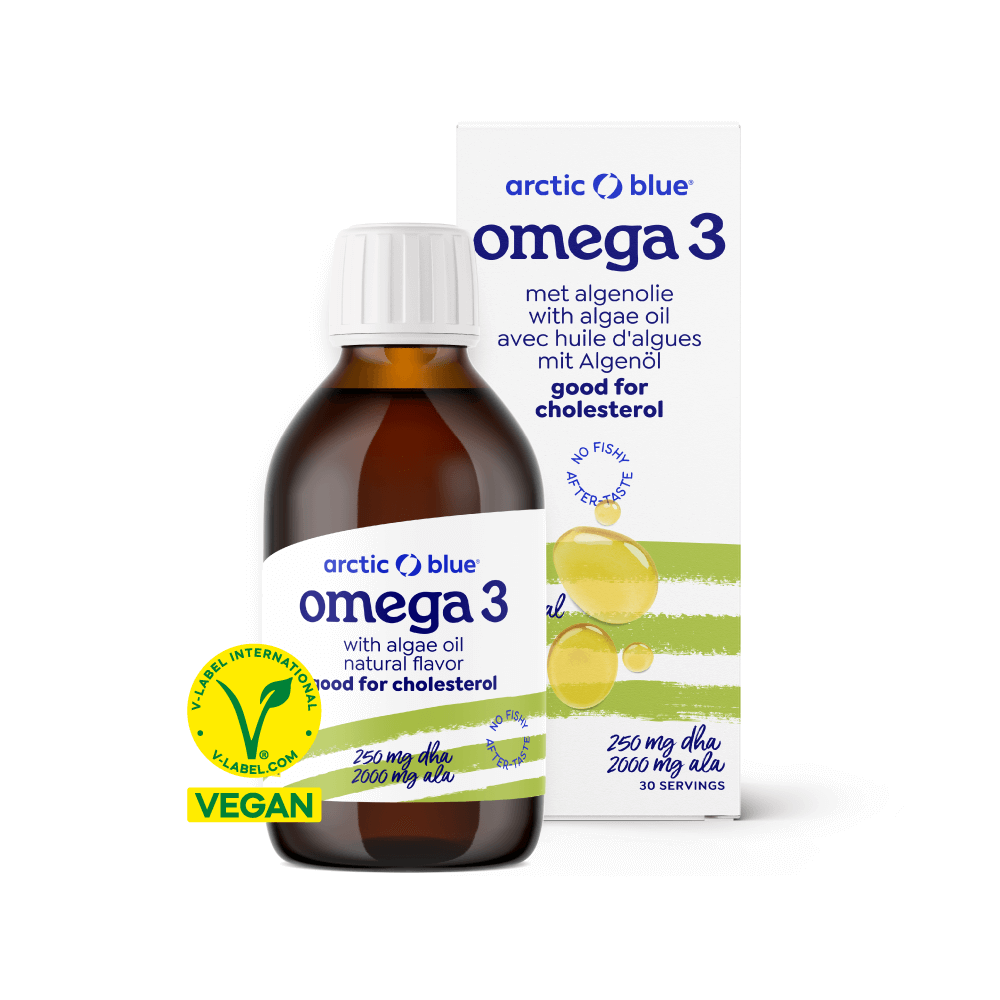 Arctic Blue Omega 3 mit Algenöl und Leinsamenöl · 150 ml