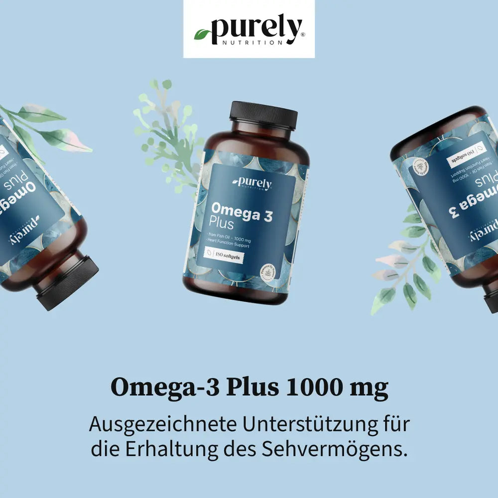 Purely Omega-3 Plus 1000 mg · 180 Weichkapseln – Bild 5