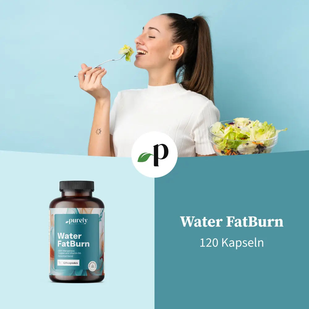Purely Water FatBurn für die Flüssigkeitsbalance · 120 Kapseln – Bild 3