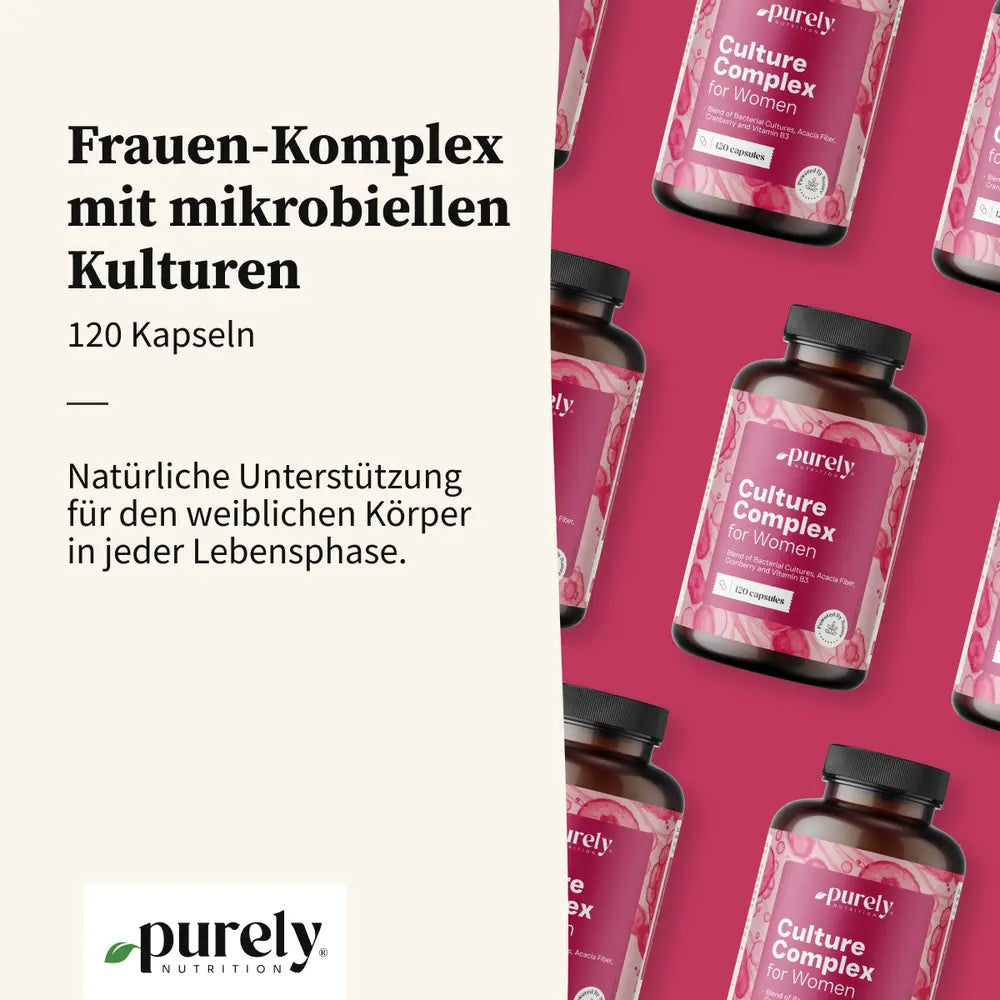Purely Frauen-Komplex mit mikrobiellen Kulturen · 120 Kapseln – Bild 3