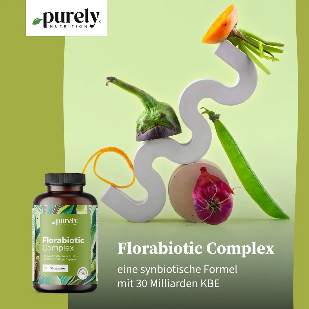 Purely Florabiotic Complex · synbiotische Formel mit 30 Milliarden KBE · 60 Kapseln – Bild 2