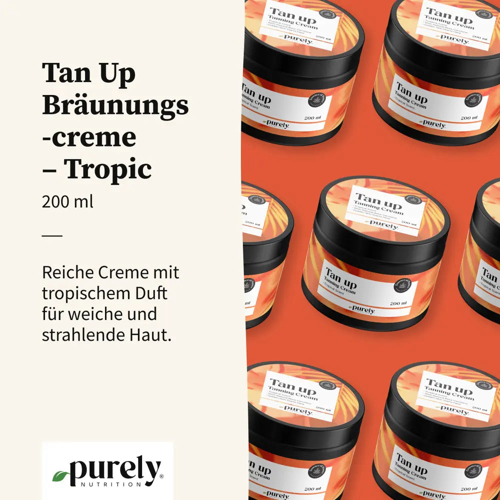 Purely Cosmetics® Tan Up Bräunungscreme · Tropic 200 ml – Bild 3