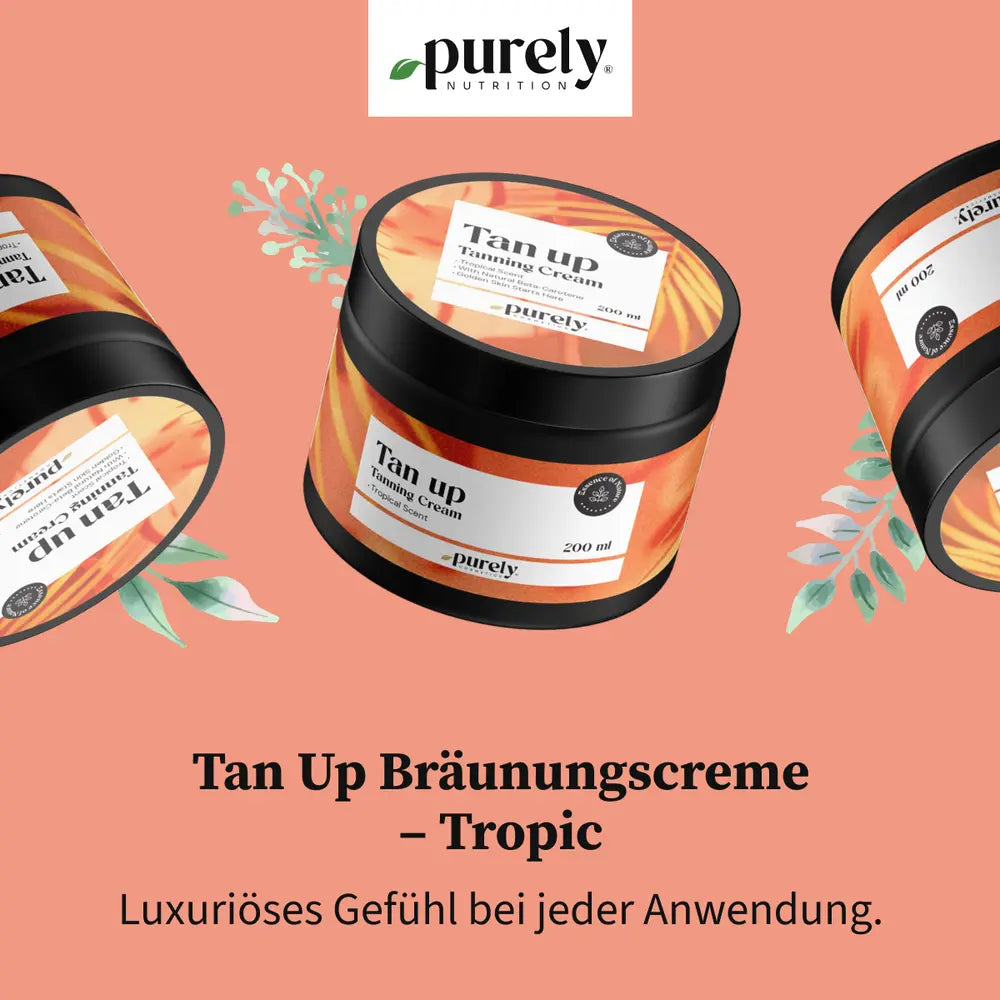 Purely Cosmetics® Tan Up Bräunungscreme · Tropic 200 ml – Bild 5