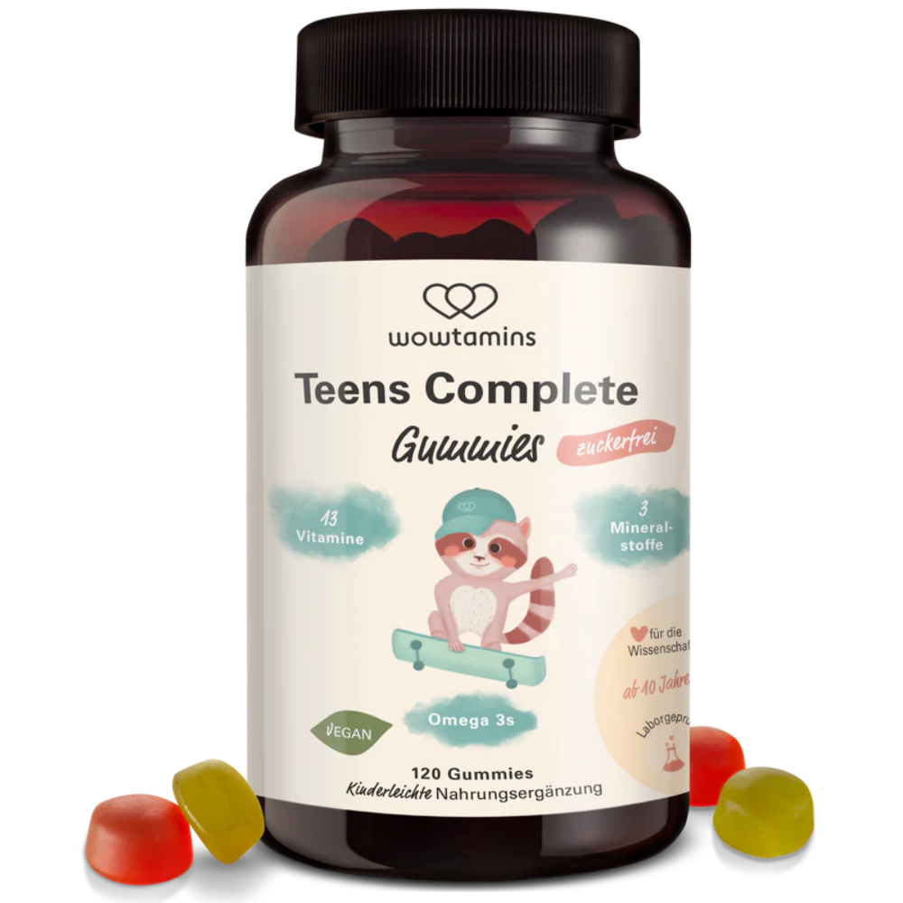 WOWTAMINS Teens Complete Gummies · ZUCKERFREI · 120 Gummies