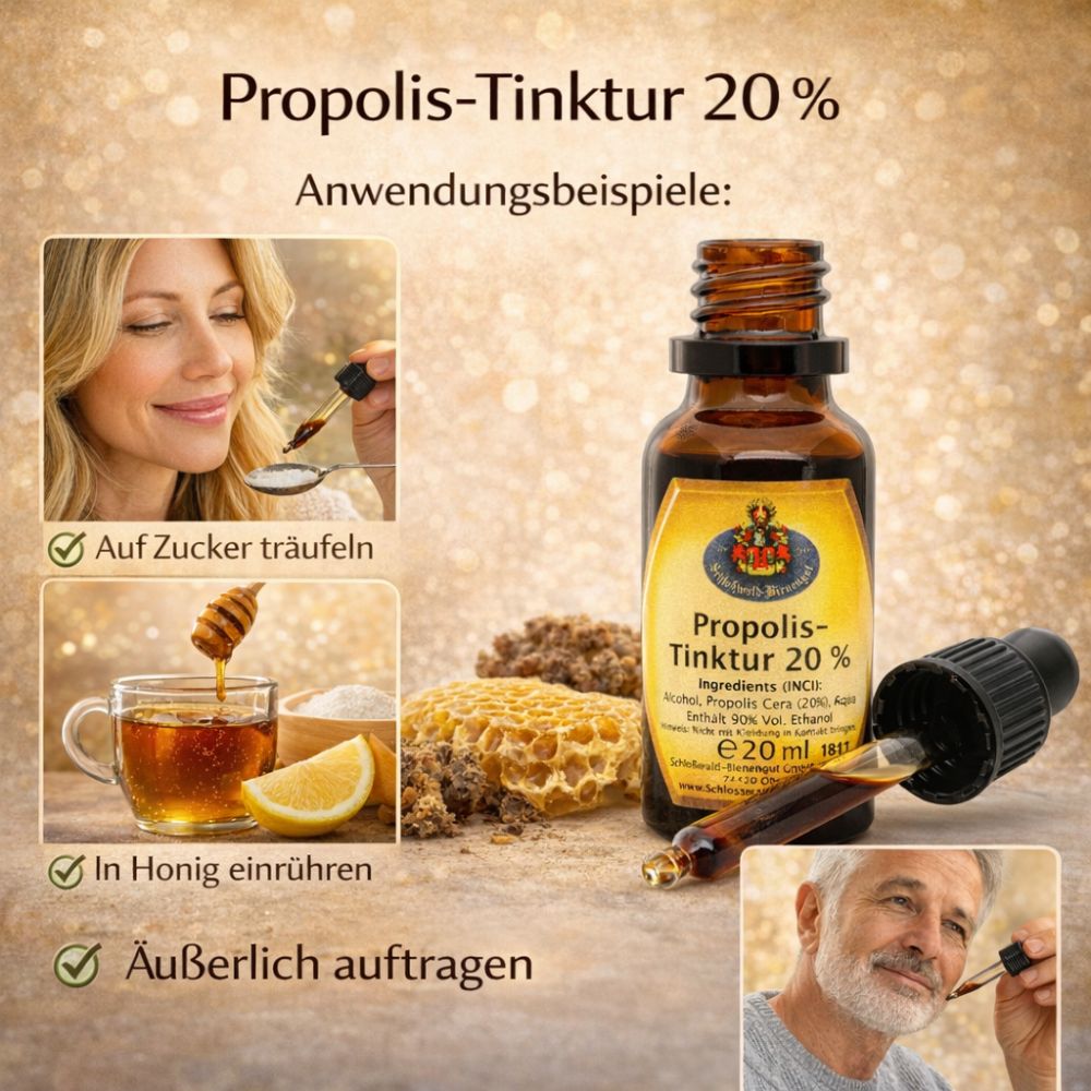 Schloßwald-Bienengut Propolis-Tinktur 20% · 20ml – Bild 4