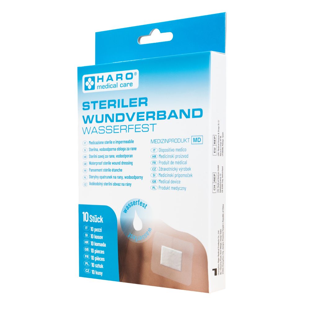 Haro Steriler Wundverband wasserfest · 10 Stück – Bild 2