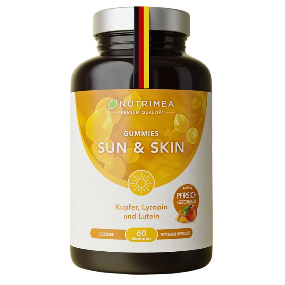 Nutrimea Sun & Skin für schöne Bräune & Hautschutz · 60 Gummies