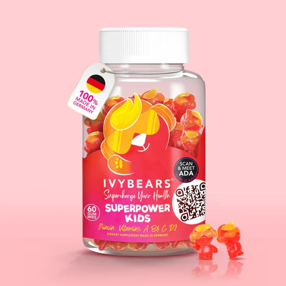 IvyBears Superpower Kids · Multivitamine mit Beerengeschmack