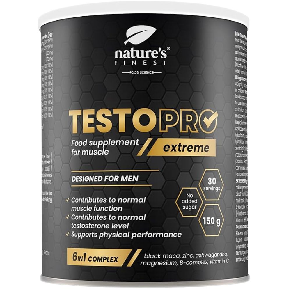 Nature's Finest TestoPRO Extreme 6-in-1 Muskel- und Testosteron-Support-Komplex