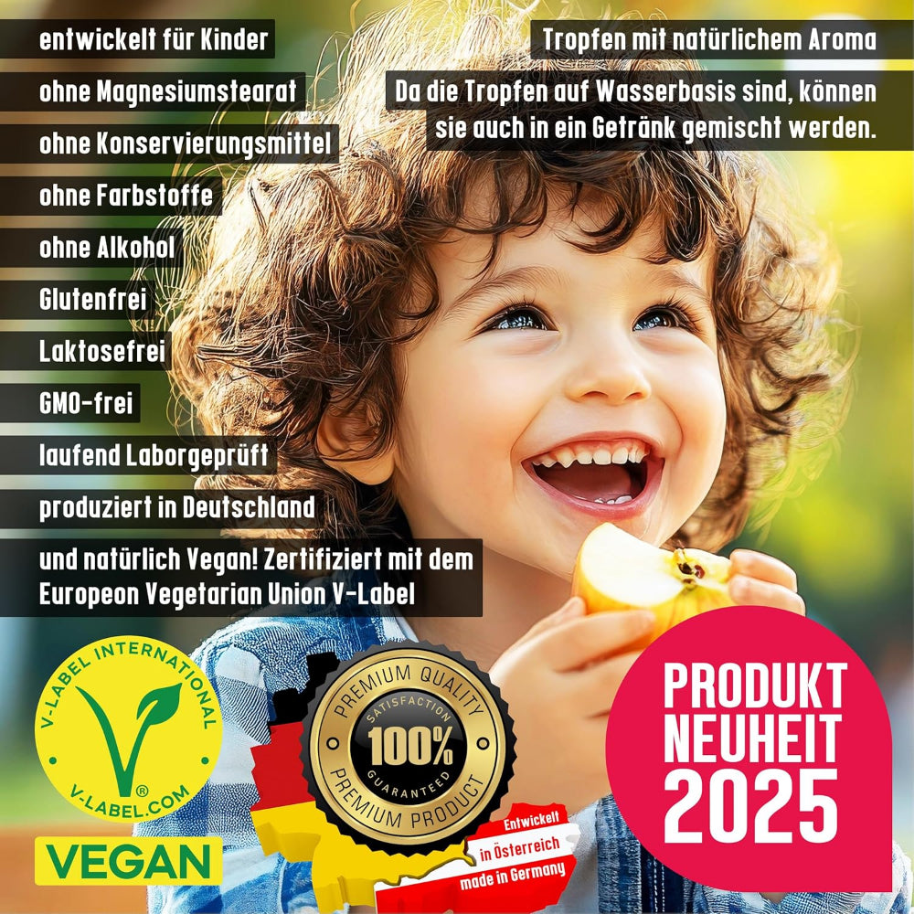 NatureCraft Vegan Kids All-in-One Tropfen · 20ml · NEUHEIT – Bild 2