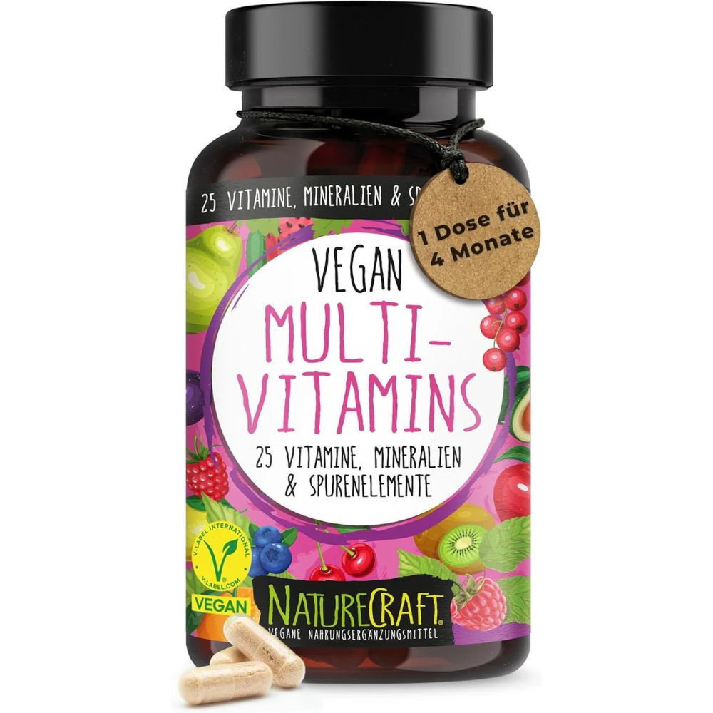 NatureCraft Vegan Multivitamins · 120 Kapseln