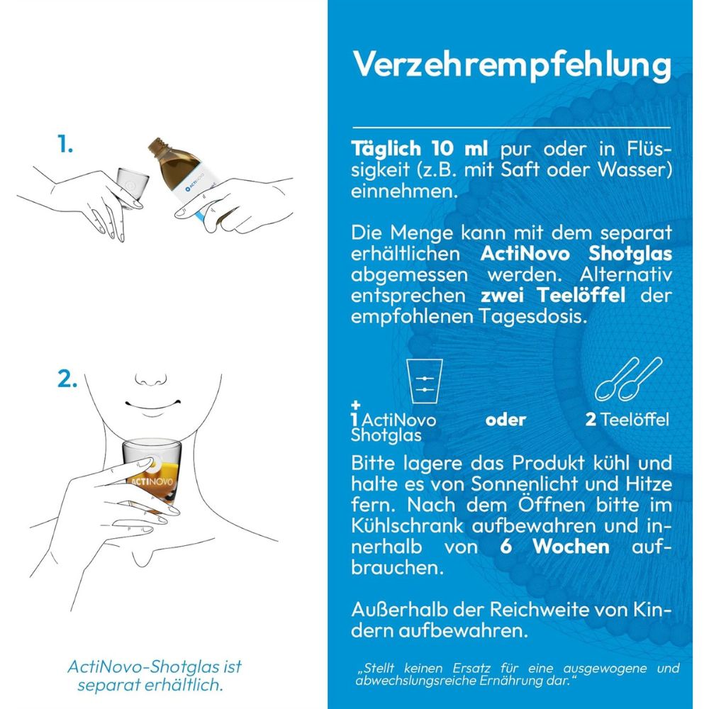 ActiNovo Cell Recovery Liposomal aus Quercetin, Fisetin und Coenzym Q10 · 250ml – Bild 6