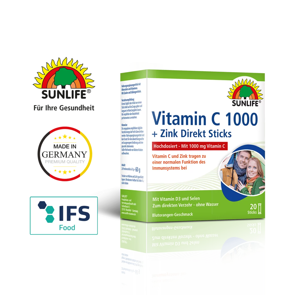 Sunlife Vitamin C 1000 Sticks – Bild 2